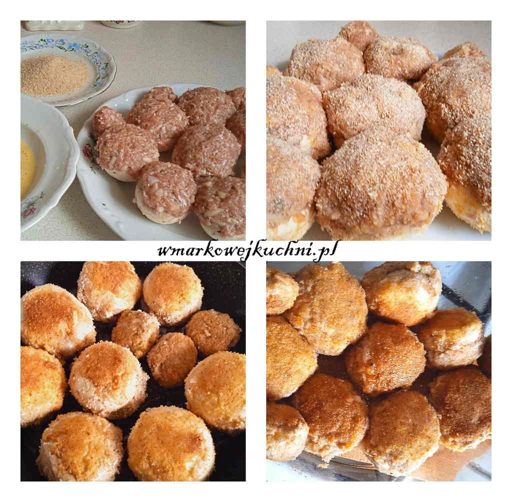 Faszerowane pieczarki