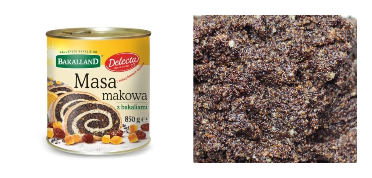 Masa makowa z puszki