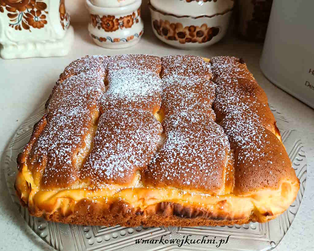 Ciasto ucierane z masą serową
